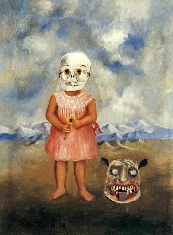 kahlo-girl-death-mask