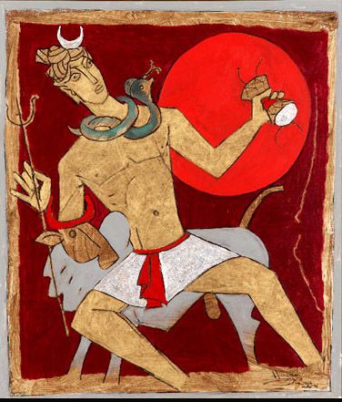 Shiva- M F Hussain